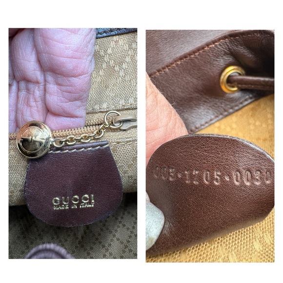 Gucci-Authentic-Vintage - Bamboo Backpack Leather Brown - Picture 2 of 16